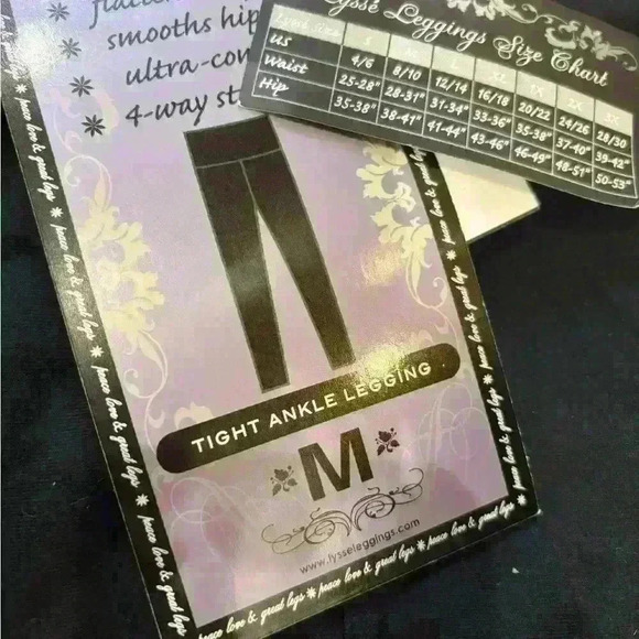 Lysse tight ankle leggings NWT in size Medium. - Picture 2 of 4